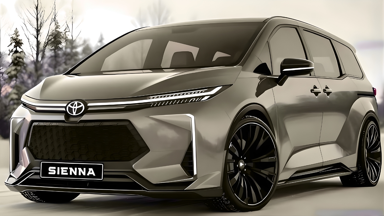 Next-Gen 2026 Toyota Sienna Revealed with Hybrid Efficiency, Family Comfort, and Contemporary Design